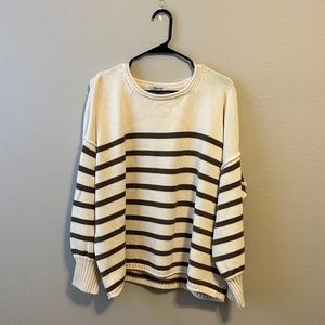 Madewell Conway Striped Sweater - XL